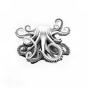 psychedelic octopus tentacles  tattoo design idea