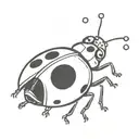 Ladybug tattoo design idea
