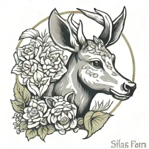 Silas farm animals boy tattoo design idea