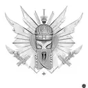 Polish hussars tattoo design idea