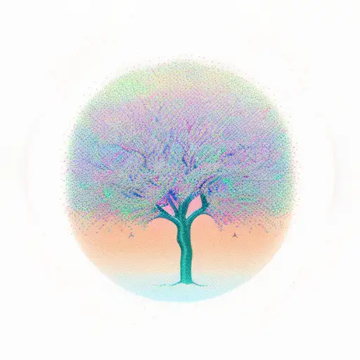 apple tree on mars tattoo design idea