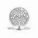 apple tree on mars tattoo design idea