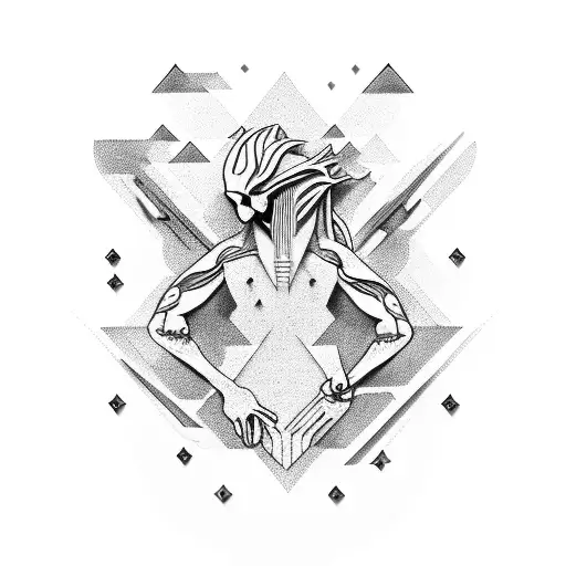 creation of adam  tattoo design idea