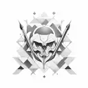 creation of adam  tattoo design idea