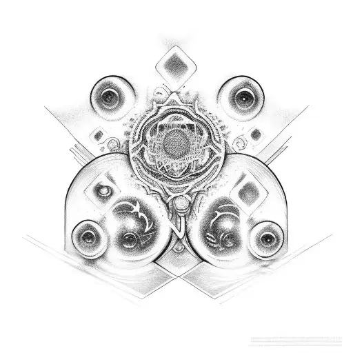 dmt magic mushrooms mescaline psychedelics drugs tattoo design idea