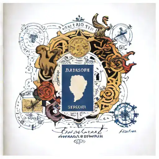 A passport with stamps from Brazil, USA, Portugal, UK, Belgium, France, Peru, Chile, and Bolivia tattoo design idea