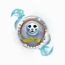 seal tattoo design idea