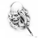  titan Cronus  tattoo design idea