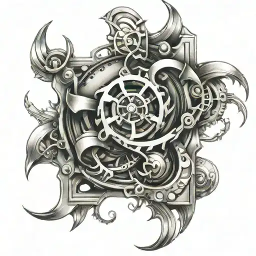 Love luck success tattoo design idea