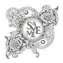 Save me I'm fine line tattoo design featuring semi colon as I tattoo design idea