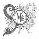 Save me I'm fine line tattoo design featuring semi colon as I tattoo design idea
