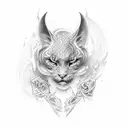 letters DD tattoo design idea