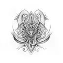 celtic dragon forearm tattoo tattoo design idea