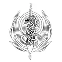 celtic dragon forearm tattoo tattoo design idea
