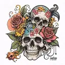 never to return to the toxic relationship and to be happy in the future tattoo design idea