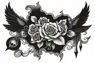 die with memories, not dreams  tattoo design idea