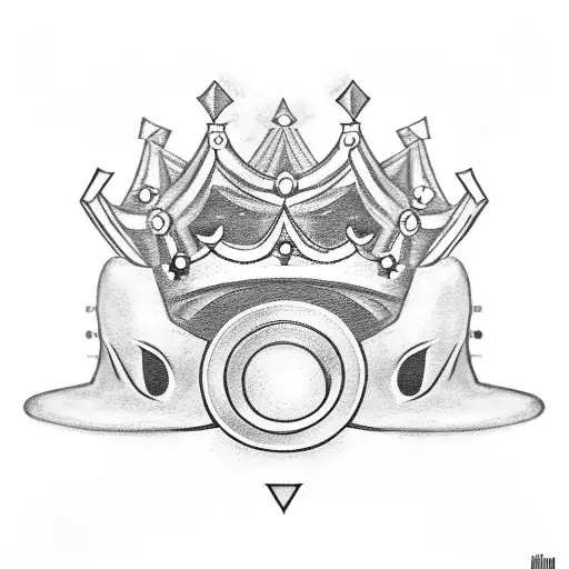 heavy is the head that wears the crown tattoo design idea