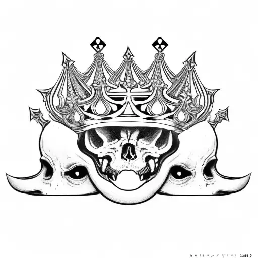 heavy is the head that wears the crown tattoo design idea