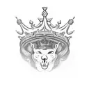 heavy is the head that wears the crown tattoo design idea