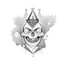heavy is the head that wears the crown tattoo design idea