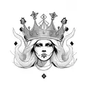 heavy is the head that wears the crown tattoo design idea