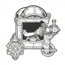 plumber tattoo design idea