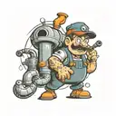 plumber tattoo design idea