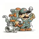 plumber tattoo design idea