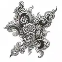 fire filler tattoo for arm sleeve tattoo design idea