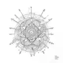 life microrealism tattoo design idea