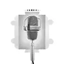 A vintage microphone surrounded by musical notes and dollar signs tattoo design idea