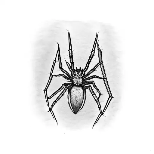 spider spine  tattoo design idea