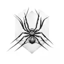 spider spine  tattoo design idea