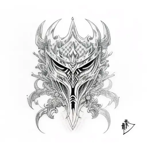 Artorias and sif tattoo design idea