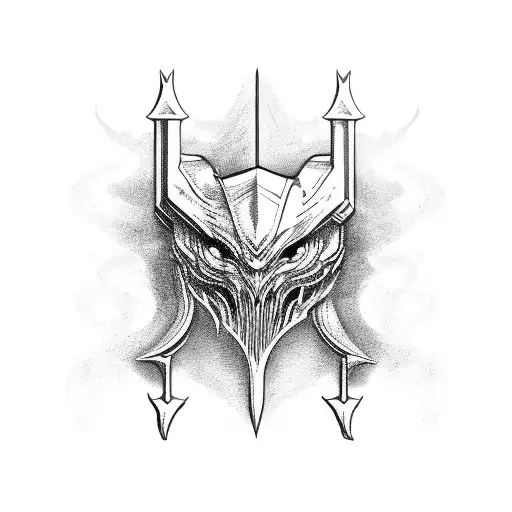 mark of the hunter from bloodborne tattoo design idea