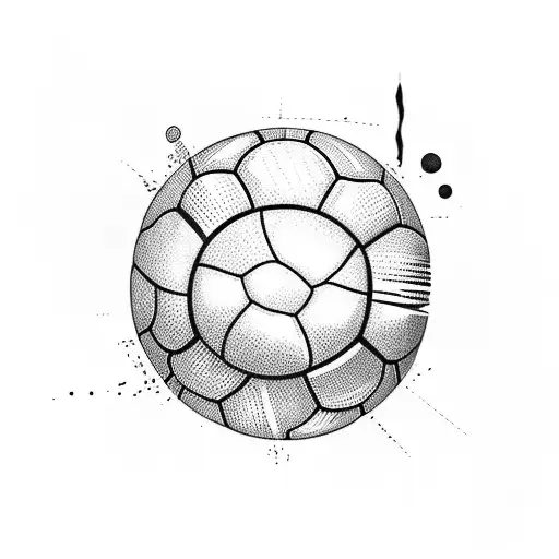 handball with beer tattoo design idea