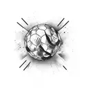 handball tattoo design idea