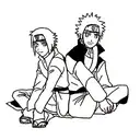 naruto and sasuke tattoo design idea