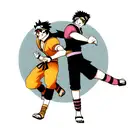 naruto and sasuke tattoo design idea