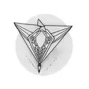 paper plane tattoo design idea