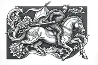 st george. tattoo design idea