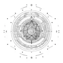 Libra, Aquarius, taurus, virgo tattoo design idea