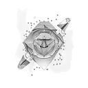 Libra, Aquarius, taurus, virgo tattoo design idea