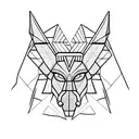 pyramids tattoo design idea