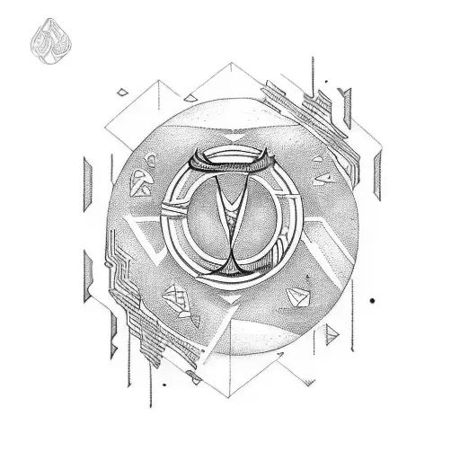 good vibes rune tattoo design idea