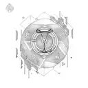 good vibes rune tattoo design idea