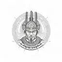 zulu warrior tattoo design idea