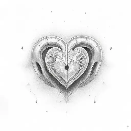heart beat with name aarohi tattoo design idea