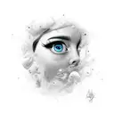 rolling in the deep adele tattoo design idea