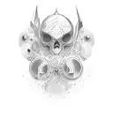 Name with birthday tattoo design idea